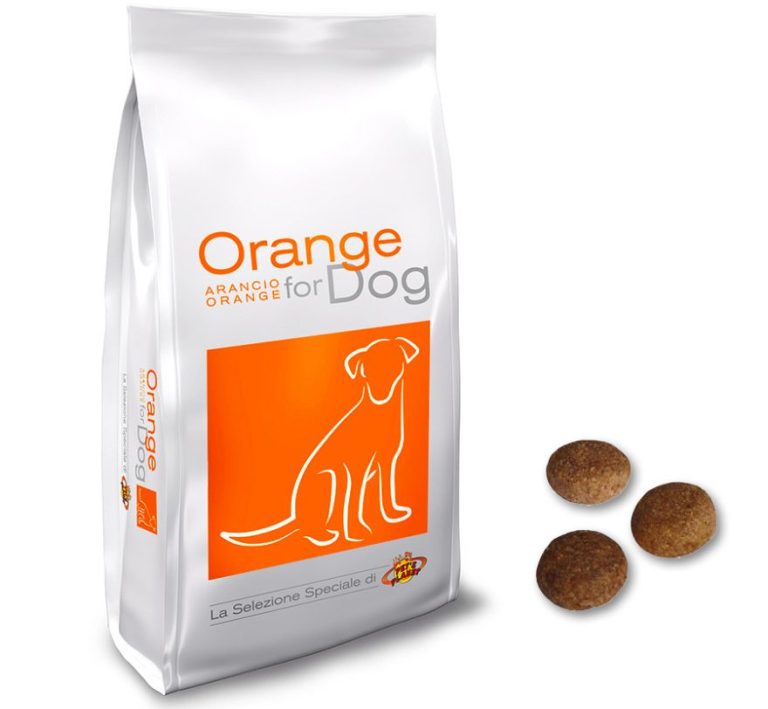 croquettes chiens orange